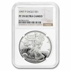 1997-P Proof American Silver Eagle PF-70 NGC