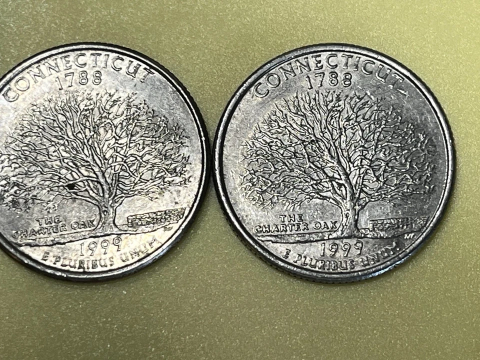 Lot Of 4 Quarters- 2 New York And 2 Connecticut - Image 2 of 4