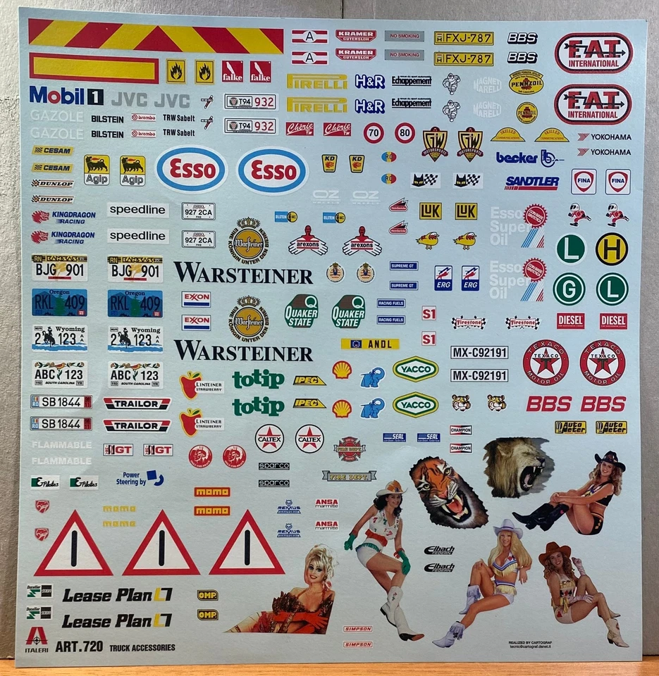 ITALERI 1/24 - Ref: 720 - TRUCK ACCESSORIES - VINTAGE ORIGINAL 1999 - Immagine 4 di 4