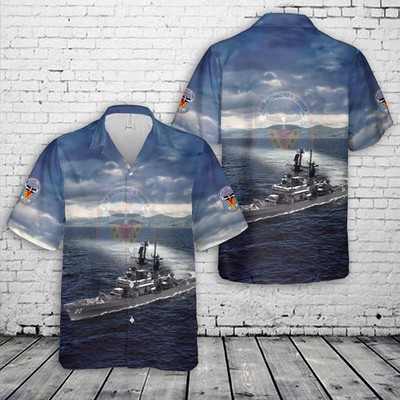 Us Navy Hawaiian Shirt US Navy USS Richmond K Turner DLG 20 CG 20 Leahy class cr