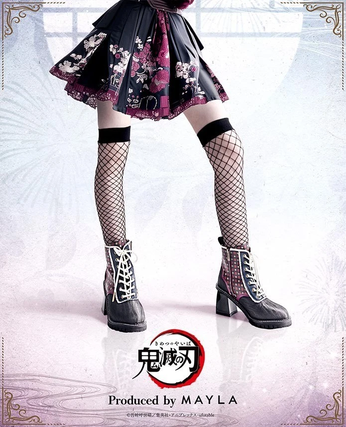 Demon Slayer Kimetsu no Yaiba x MAYLA objet boots detail image