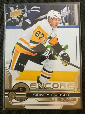 Sidney Crosby 2024-25 Upper Deck Extended Encore Gold Parallel Card #E-23