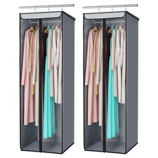 Garment Bags for Hanging Clothes, Large Clothes Storage Bags Closet Organizer...