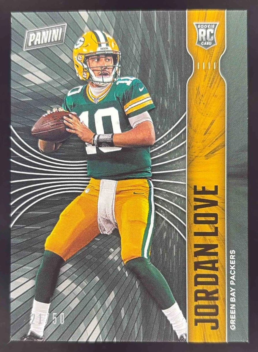 Jordan Love Panini NFL Player of the Day Rookies #RC7 Base