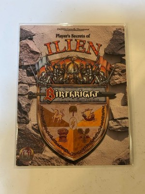Player's Secrets of Ilien 3108 SW Birthright TSR AD&D D&D