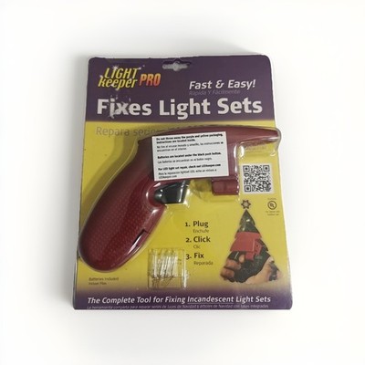 Light Keeper Pro Repair Tool, Fixes Light Sets & Pre-Lit Trees, Ulta-Lit Tested 
