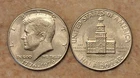 1776 - 1976 D KENNEDY Bicentennial Half Dollar 50 Cents Denver Mint UNC