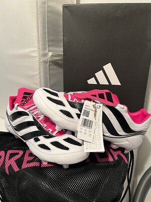 adidas Predator Precision FG - Weiß/Schwarz/Pink 44 2/3