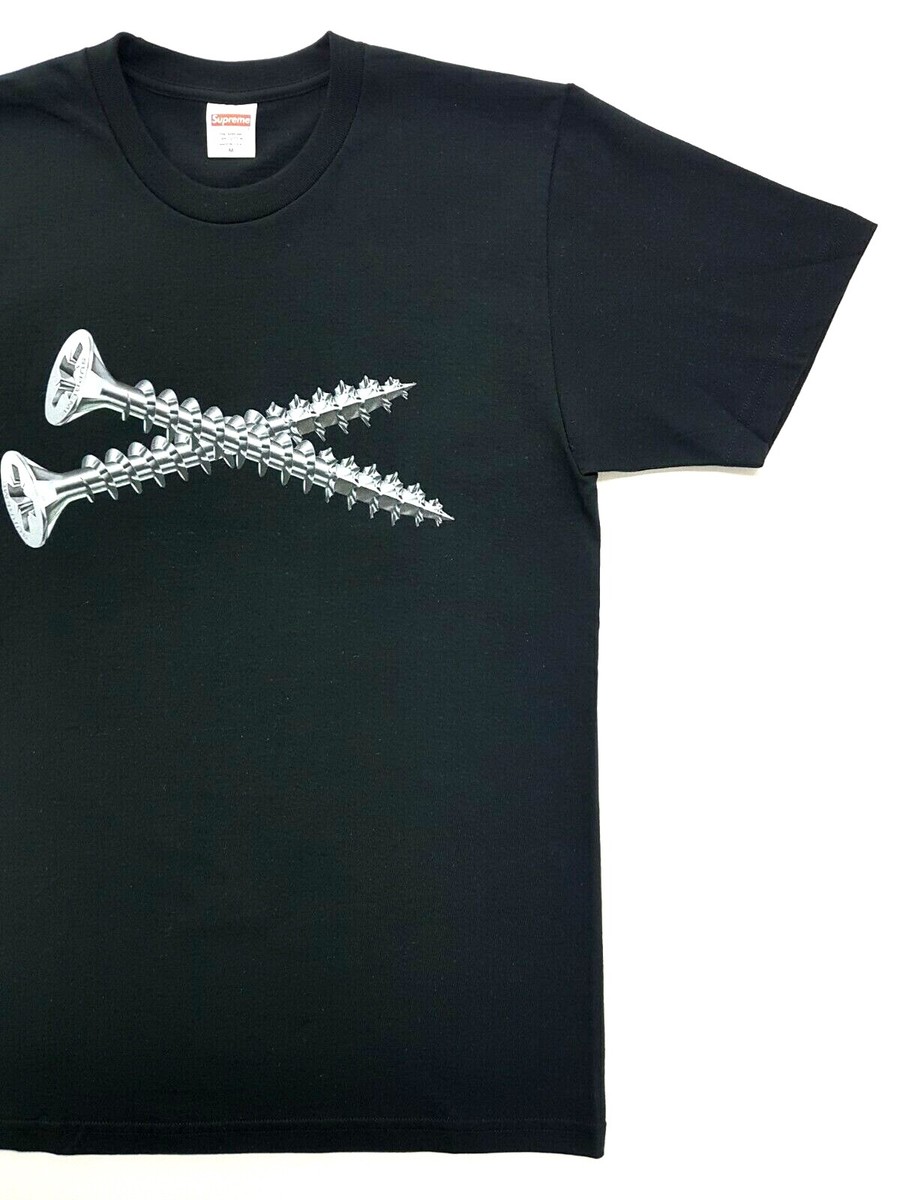 Supreme Screw Tee Black Size Medium T-Shirt FW16 DJ Screw | eBay