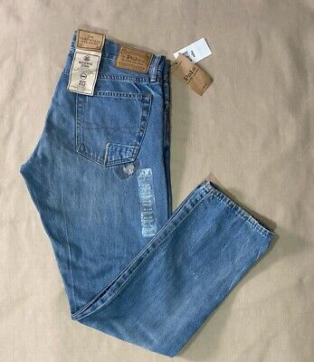 Polo Ralph Lauren Men's Distressed Varick Slim Straight Fit Polo Ralph Lauren Men's Distressed Varick Slim Straight Fit