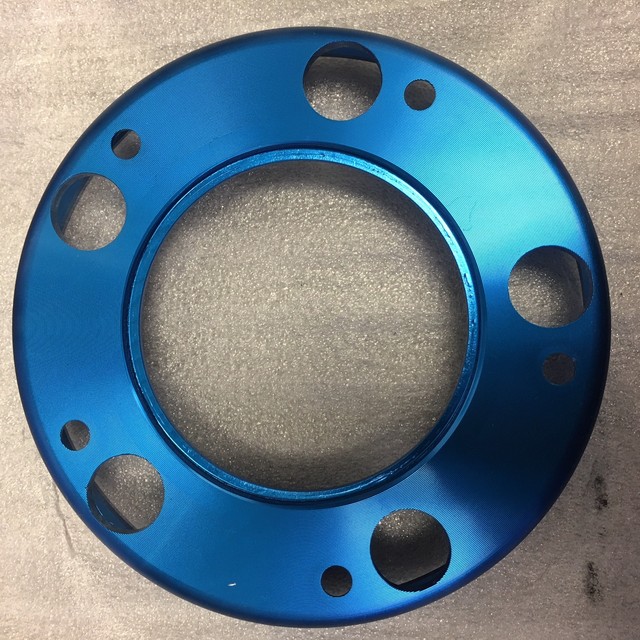 DUB WHEELS FLOATING WHEEL RIM CENTER CAP ADAPTER 5 BOLT BEARING PLATE