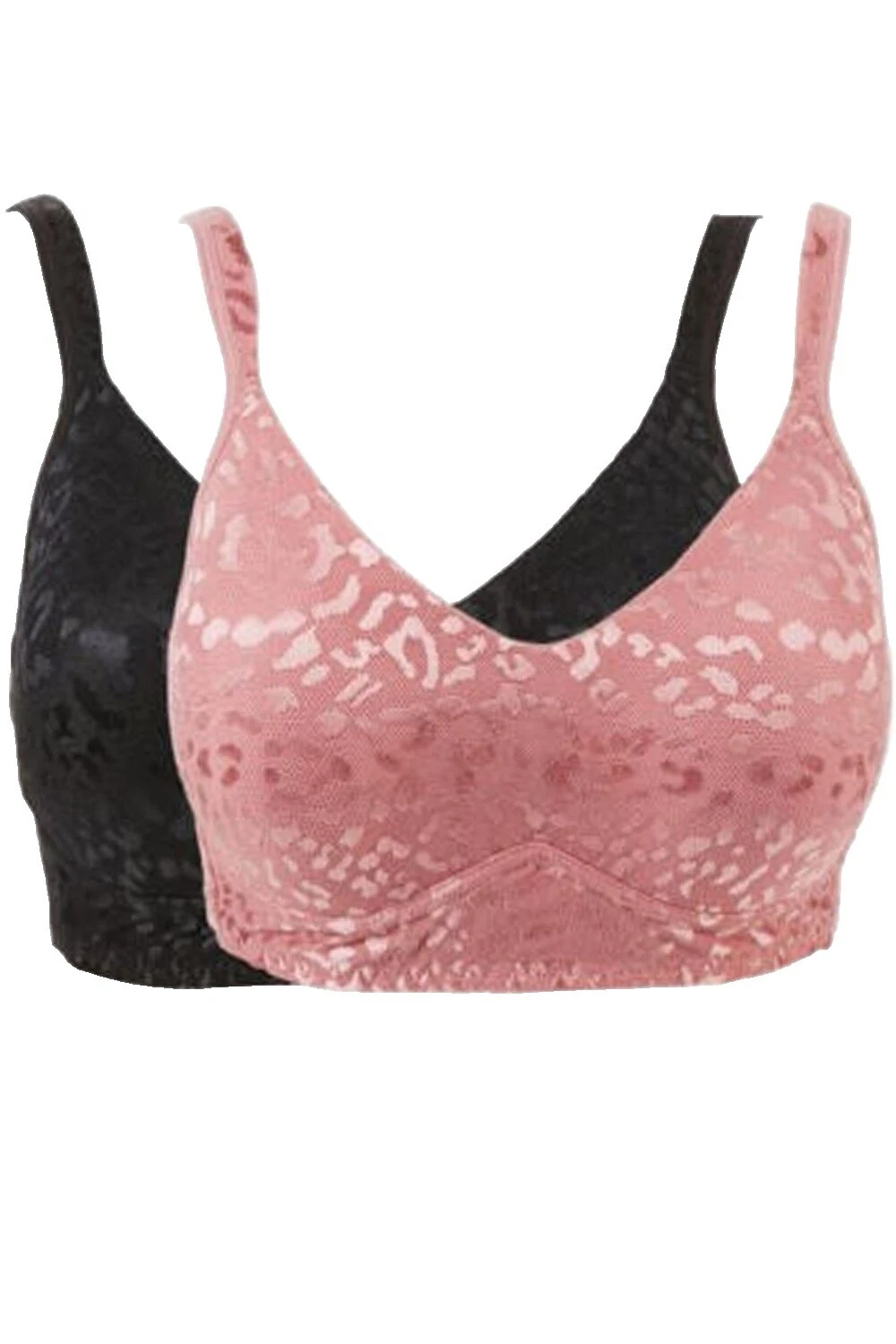 Brasieres y Negro Rhonda Shear Bra Sets para Mujeres