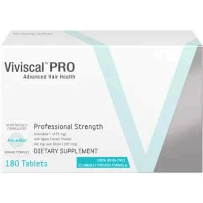 VIVISCAL PROFESSIONAL HAIR GROWTH FORMULA (180 TABLETS) pro strength men women