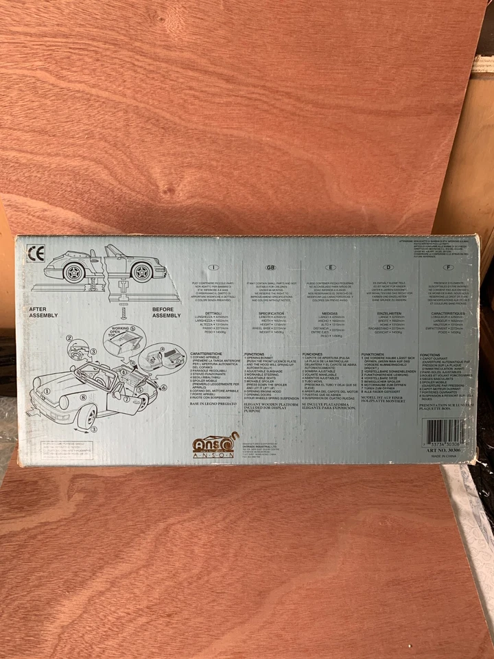 ANSON 1/14 PORSCHE 911 CARRERA 4 CABRIOLET - Immagine 4 di 4