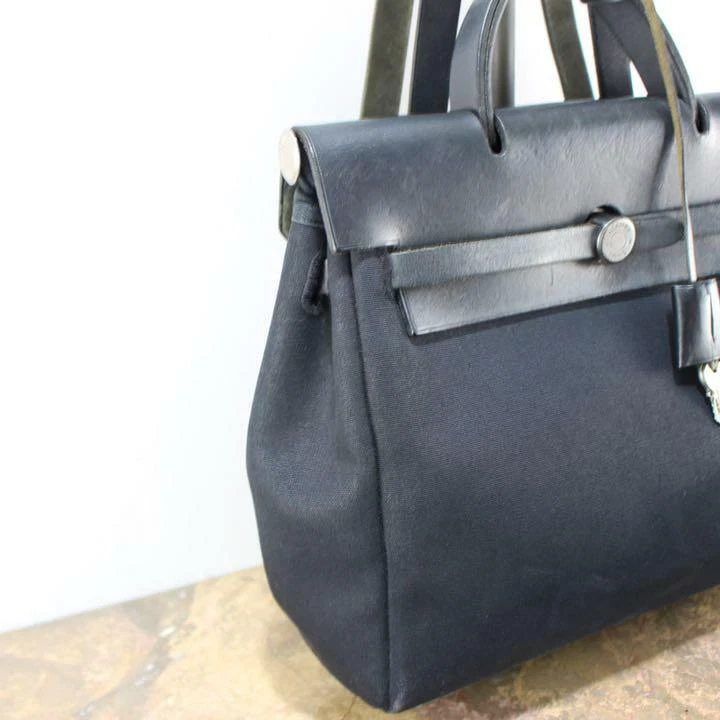 hermes herbag black