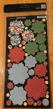 Graphic 45 Scrapbook Mother Goose Collection cardstock flowers 2 sheets