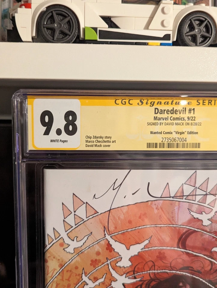 Daredevil #1 (2022) CGC SS 9.8 David Mack Wanted Comix Exclusive Virgin Signed - Image 2 of 4