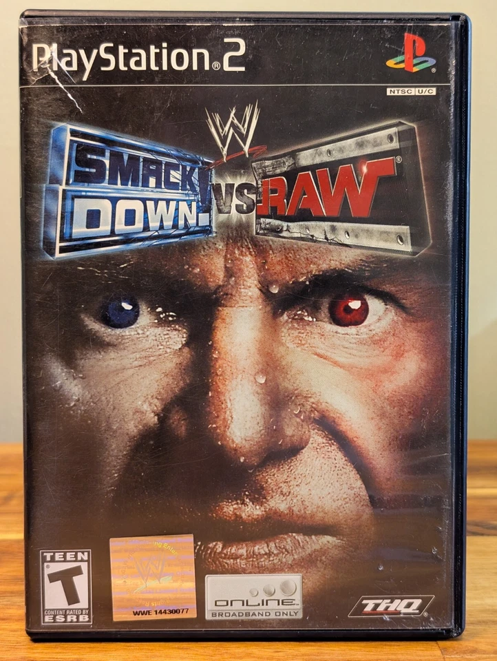 WWE SmackDown vs. Raw (Sony PlayStation 2, 2004) Complete & Tested PS2 - Image 2 of 4