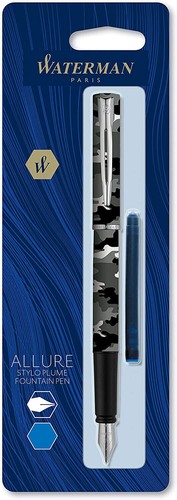 Waterman - Penna a sfera rotante in acciaio onde - 1970s