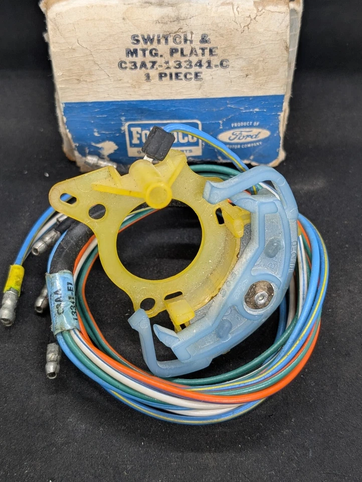 Interruptor de señal de giro Ford Fairlane Galaxy Mercury Montclair Monterey 1963-64 nuevo de lote Foto 3 de 4