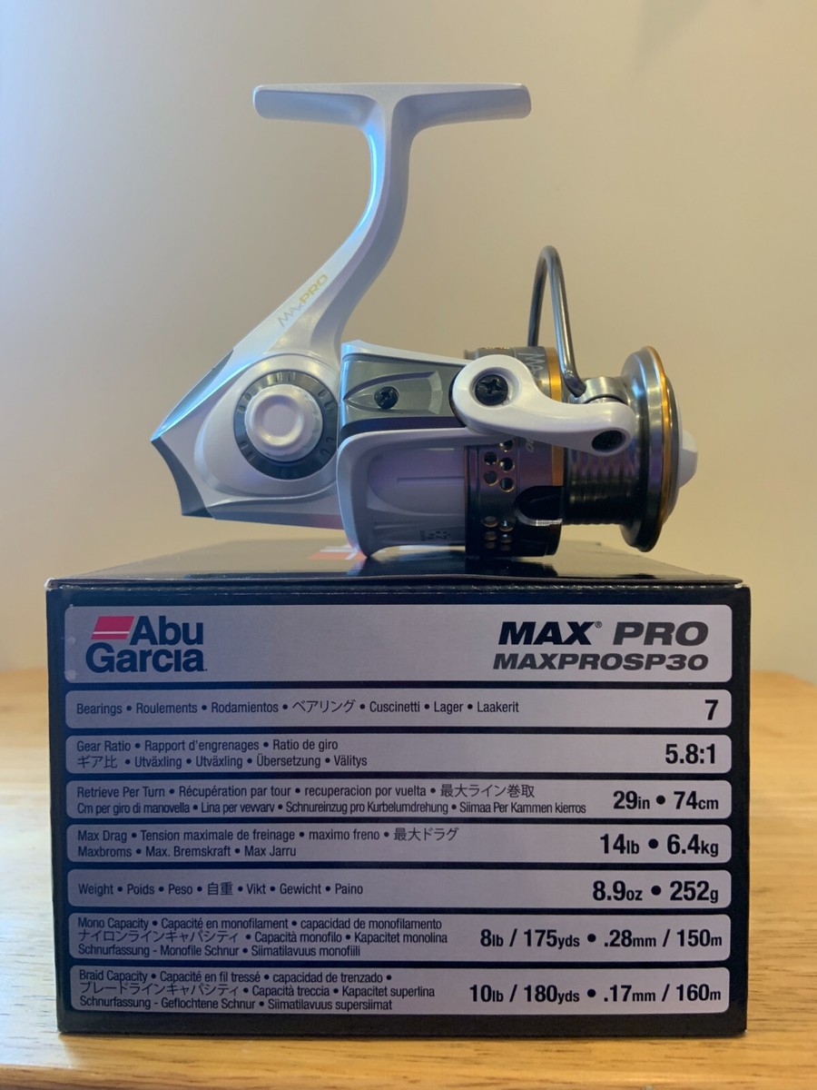 ABU GARCIA MAX PRO MAXPROSP30 SPINNING REEL | eBay