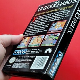 Nintendo NES The Untouchables Game with Box & Manual Works