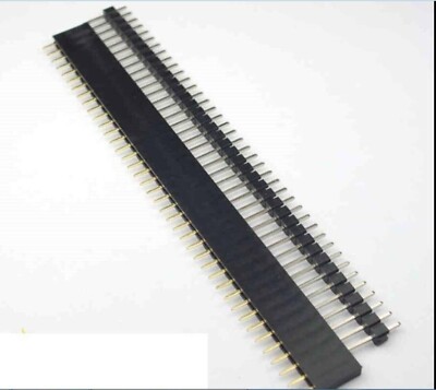 10/20x Male Female 40 Pin 2.54mm SIL Headers Socket Row Strips PCB Connector