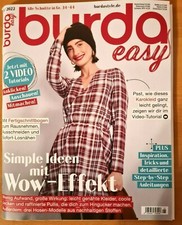 burda easy "Simple Ideen mit Wow-Effekt" + Schnittmuster Ausgabe 1/2022