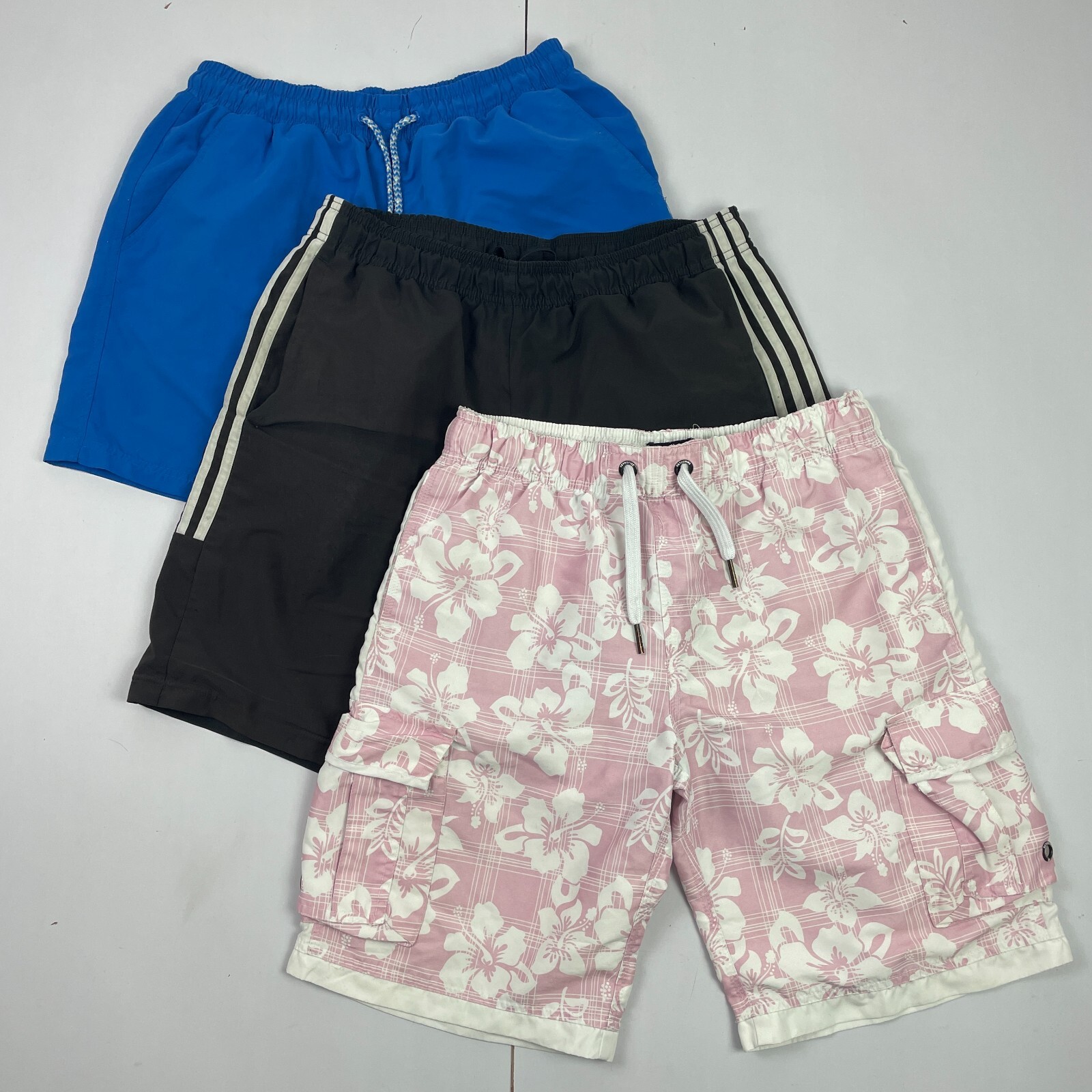 Shorts Bundle Medium 32-34 Mens Swim Netted 3 Pairs-image