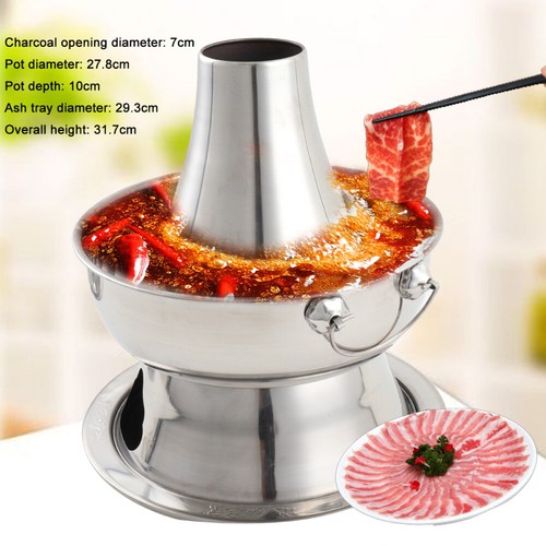 Old Beijing Chinese Hotpot Traditional Copper Charcoal Pot Tongs