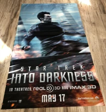 Authentic Star Trek Into The Darkness 9ftx5ft Movie Theater Vinyl Banners