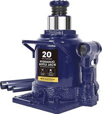 Big Red Torin Stubby Low Profile Car Bottle Jack For Auto Repair 20 Ton Blue