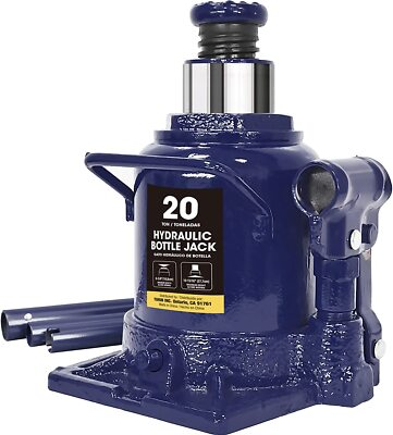 #ad BIG RED Torin Stubby Low Profile Car Bottle Jack for Auto Repair 20 Ton Blue $54.78