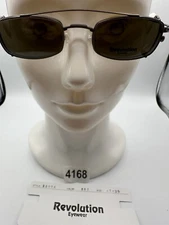 New Vintage Revolution Eyewear With Sun Shade RE074 Bronze 47 20 140