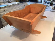 Vintage Constructive Playthings Baby Doll~Cat~Dog Bed Cradle Crib Rocker 30"