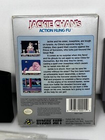 Jackie Chan's Action Kung Fu Nintendo NES Complete In Box 1990 CiB Manual Tested