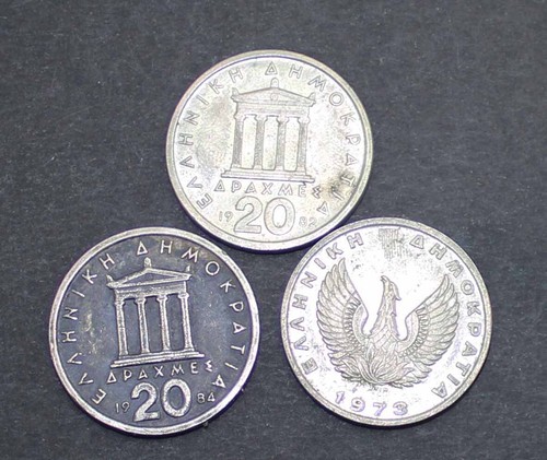 1 lot de 3 monnaies Grecque voir photo ( 001 ) - Bild 2 von 2