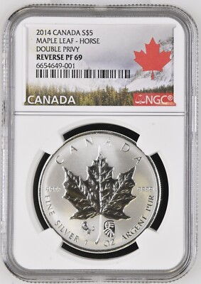 CANADA SILVER MAPLE LEAF 1oz 銀貨2014