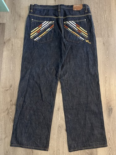Blue Embroidered Back Pockets 