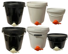 Honigeimer Abfülleimer Eimer mit Deckel Honig Eimer Quetschhahn 10l 20l 33l