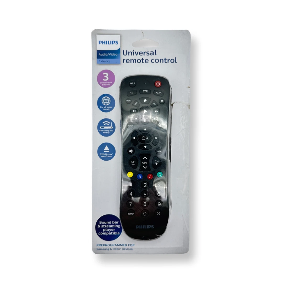 Philips Universal Remote Control SRP9232D 27 Black Simplify Your Devices