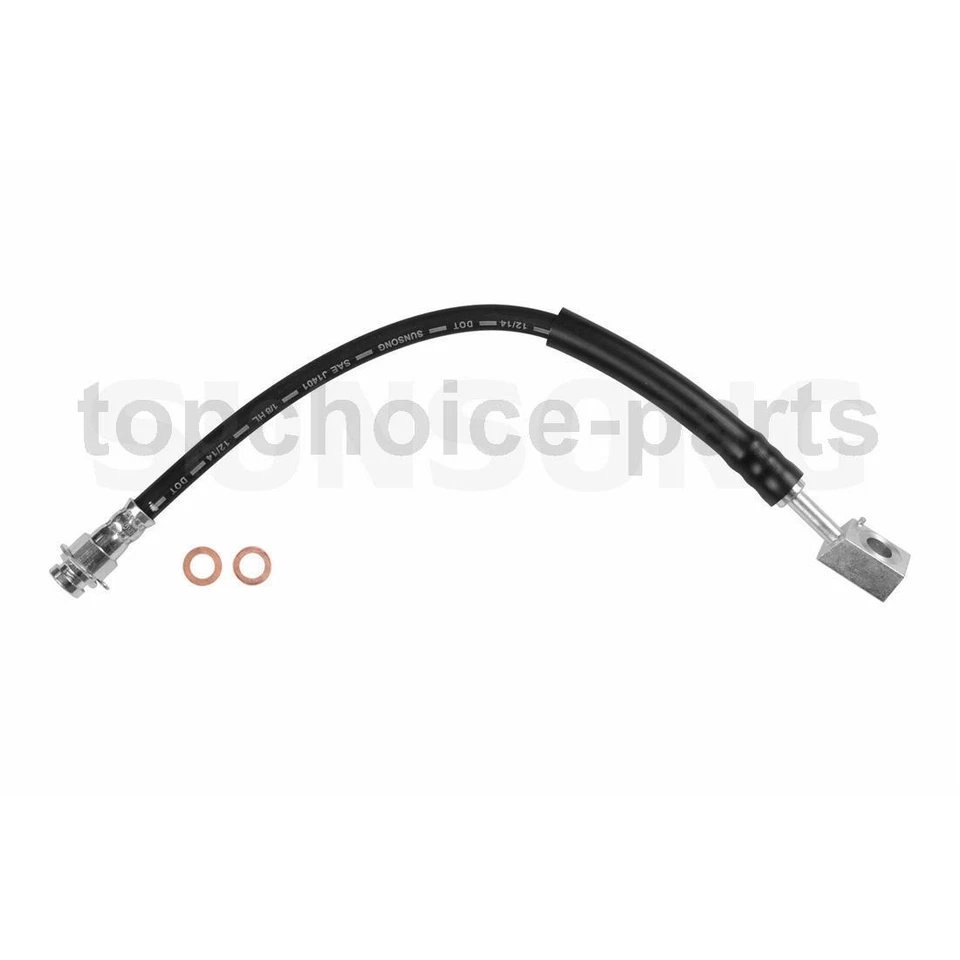 2x Front Brake Hose Brake Line For 1975 1976 1977 Dodge B100 - Image 2 of 4