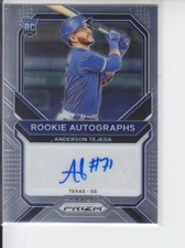 2022 Panini Prizm Anderson Tejeda Rookie Autographs RC Auto Rangers