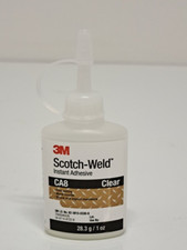 3M Scotch-Weld 7000046526 Instant Adhesive, 1 fl-oz Container Bottle 24Hr Cure