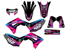 2021-2024 CRF 450 RL SURGE Pink Senge Graphics Kit Compatible with Honda