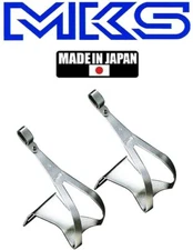 MKS Duraluminum Road NJS Approved Toe Clips MEDIUM or LARGE