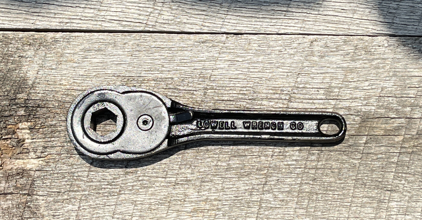LOWELL WRENCH CO. 5/8” Drive Heavy Duty Ratchet 11 Worcester Mass