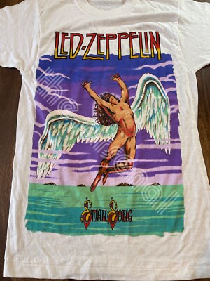 VINTAGE Led Zeppelin Angel Icarus Swan Song - 1990 Myth Gem Single