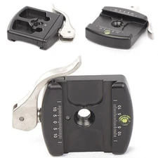 For Really Right Stuff RRS Quick Release Plate Aluminum Lever Release Clamp 55mm