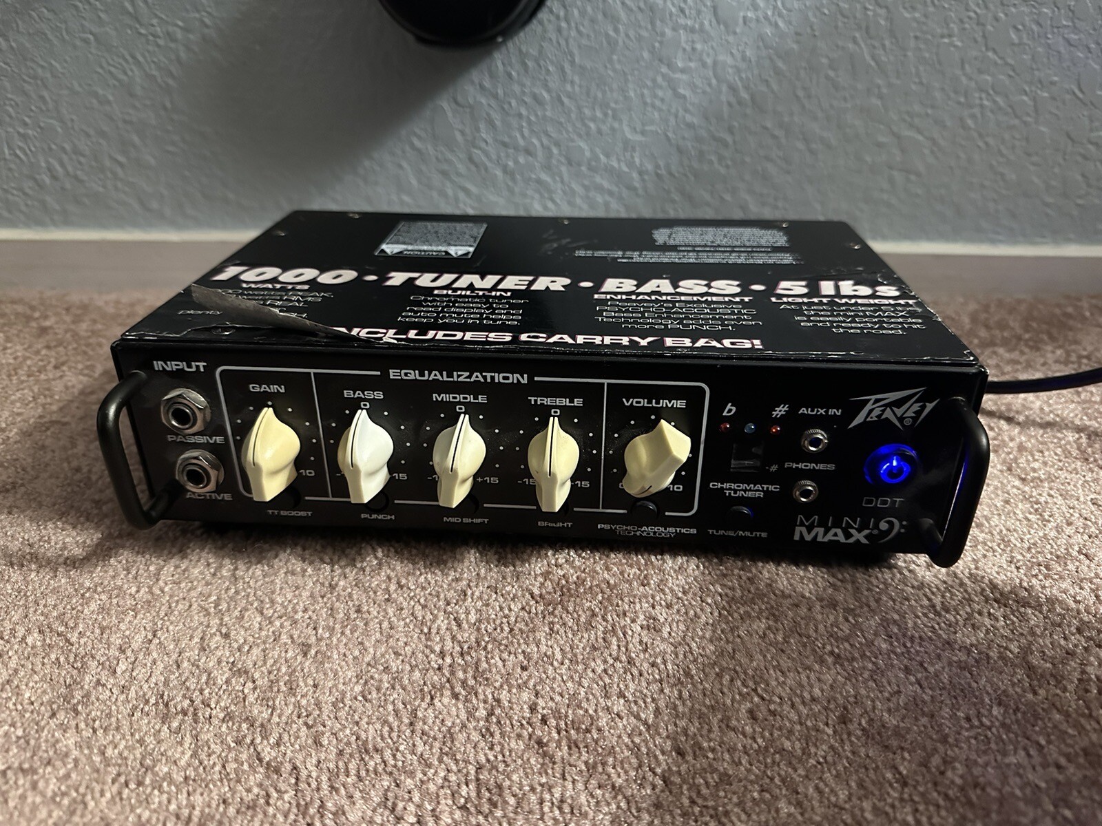 Peavey MiniMAX 500W Bass Amp Head eBay